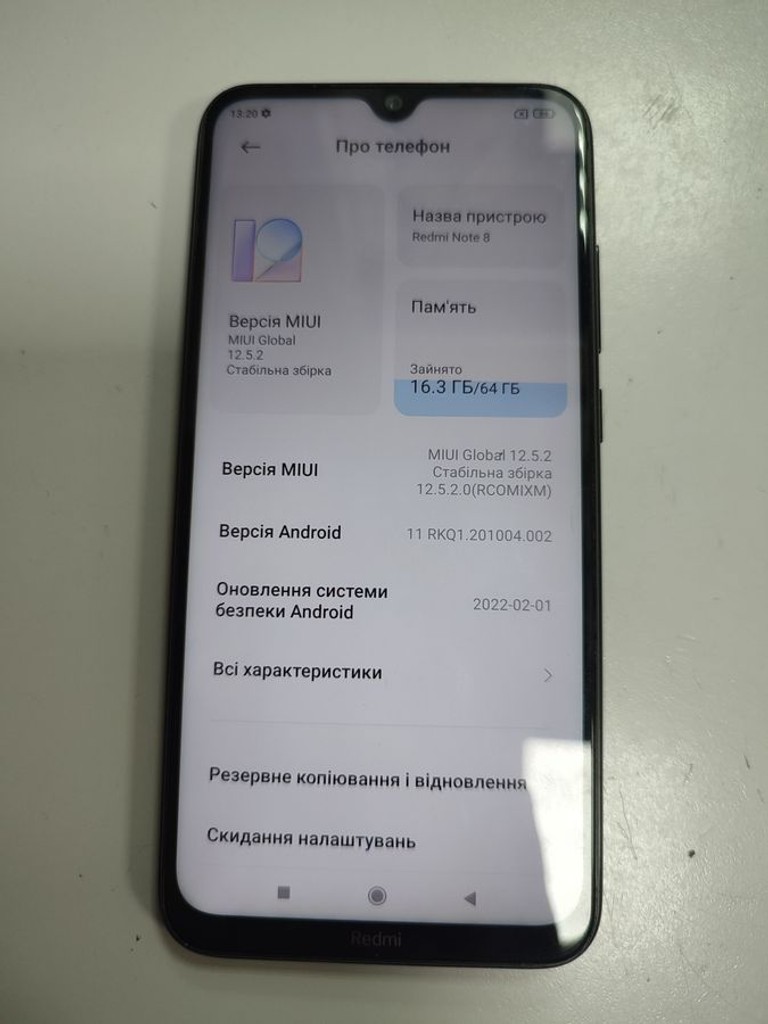 Купить Xiaomi Redmi Note 8 4/64GB Black Б/У