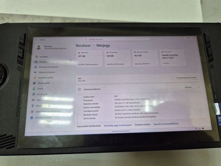 Купити Msi claw a1m 512 gb Б/У