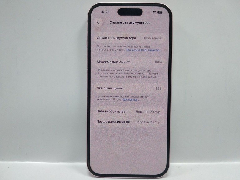 Оголошення Apple iPhone 15 128GB Green Б/У