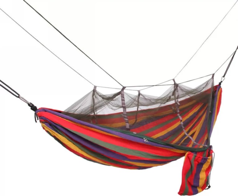 Дешево Tourist hammock з москітною сіткою та чохлом 235х150 см з ломбарду