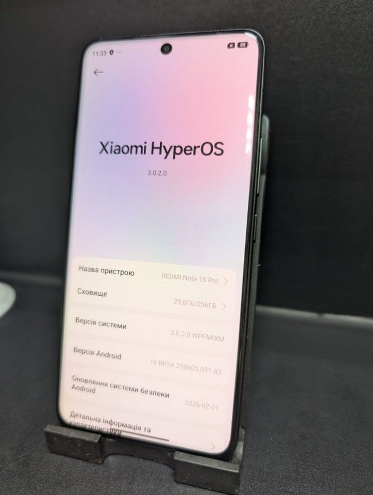 Объявление Xiaomi Redmi Note 15 Pro 4G 8/256GB Glacier Blue Б/У