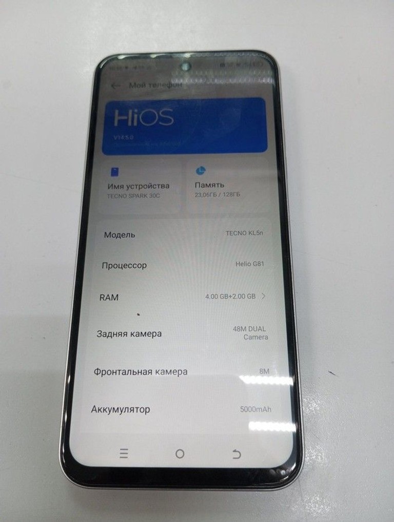 Купити Tecno spark 30c kl5n 4/128gb Б/У
