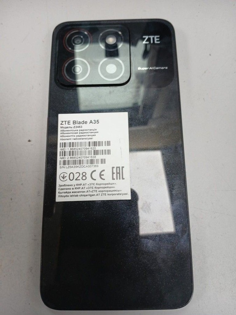Оголошення Zte Blade A35 4/64GB Green Б/У