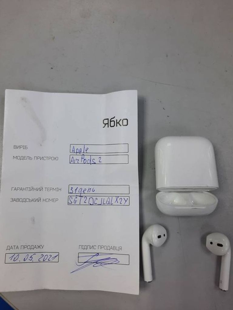 Распродажа Apple airpods 2 gen a1602.a2032+a2031 2019г., продавец Техноскарб