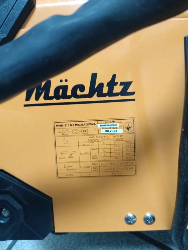 Machtz MWM-315-1M MIG/MAG/MMA