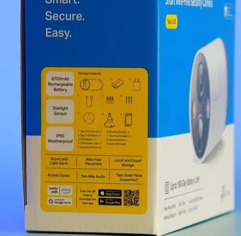 Розумна бездротова камера безпеки. TP-Link Tapo C420. Нова. Код:null. Зображення 10