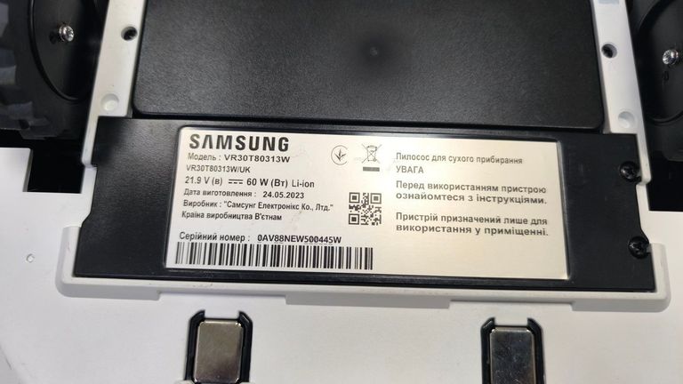 Samsung Jet Bot VR30T80313W Код:01-200528580. Зображення 6