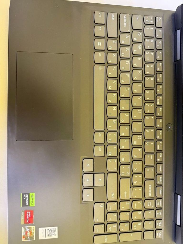 Lenovo 16/ryzen 5 6600h ddr5/16gb ddr5/hdd *відсутній/ssd 512 gb/geforce rtx3050 4gb Код:01-200772881. Изображение 11