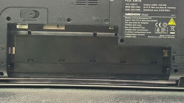 Medion 17/core i3 380m ddr3/8gb ddr3/hdd 750 gb/ssd *відсутній/*інтегрована Код:01-200778241. Изображение 10