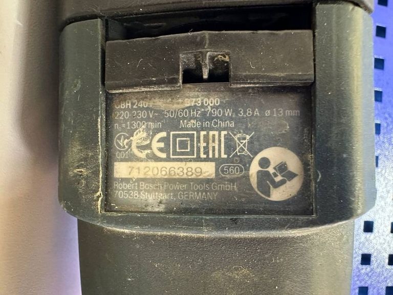 Bosch gbh 240 f Код:01-200789218. Изображение 6