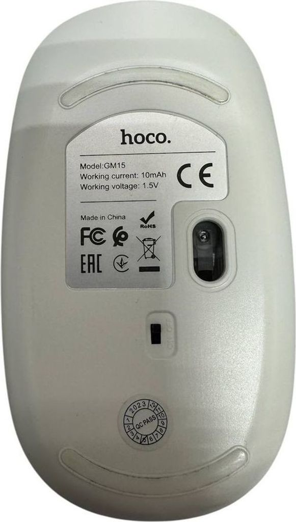 Объявление Hoco GM15 Art dual-mode business wireless mouse White Б/У
