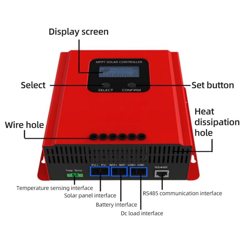 60А. MPPT, 12V/24V/36V/48V Код:null. Изображение 11