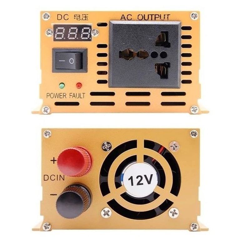 Інвертор HOULI 1000/2000Вт 12-220V Чистий сінус для побутових приладів/гаджетів Код:null. Зображення 5