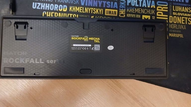 Hator Rockfall 2 Mecha TKL Orange Black (HTK-520) Код:null. Зображення 6