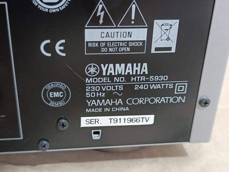 Yamaha htr-5930 Код:null. Зображення 4