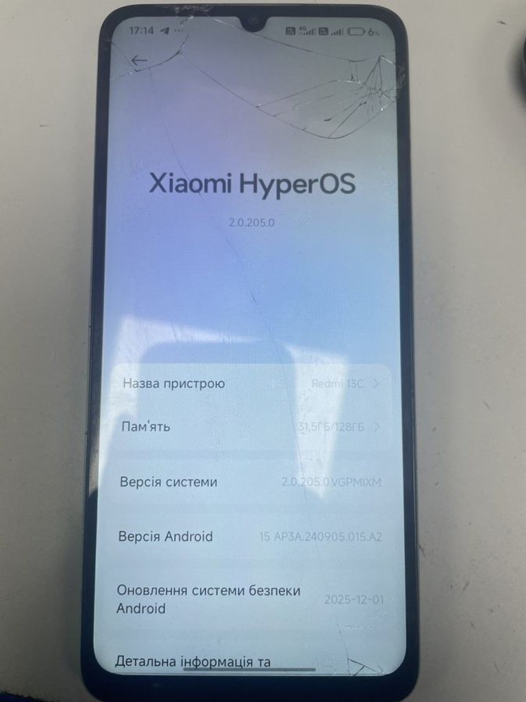 Объявление Xiaomi Redmi 13C 5G 4/128GB Twilight Blue Б/У