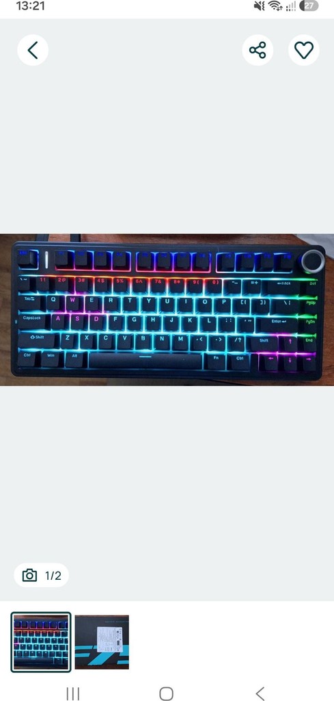 Купити Aula F75 Black (6948391202846) Б/У