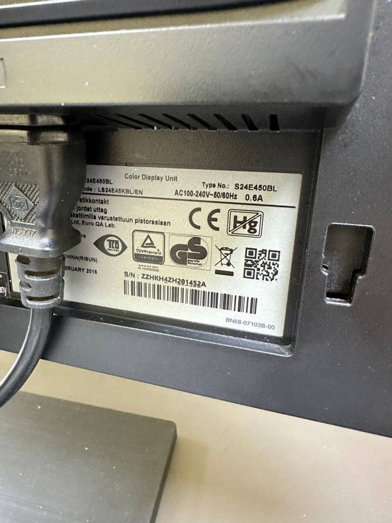 Samsung s24c450bw ls24c45kbw Код:01-201090440. Зображення 8