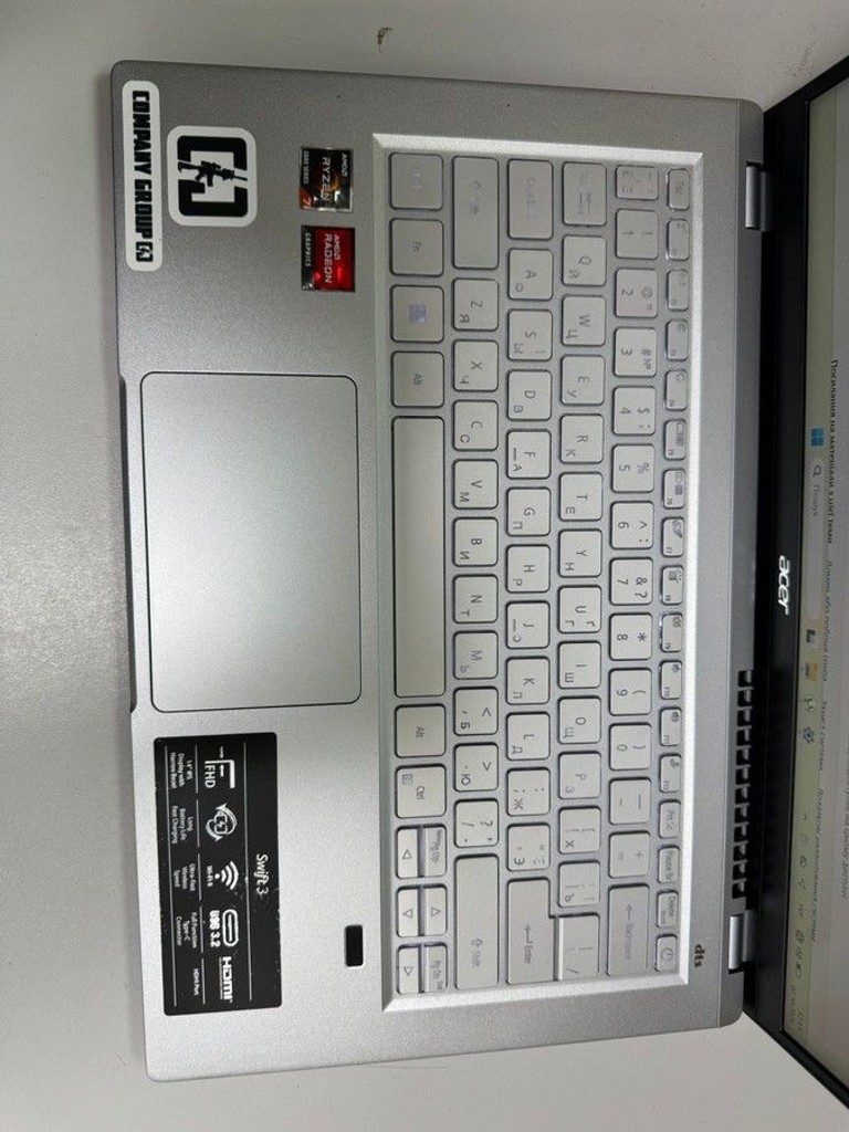 Acer 15/ryzen 7 5700u ddr4/16gb ddr4/hdd *відсутній/ssd 500 gb/*інтегрована Код:01-201146272. Изображение 8