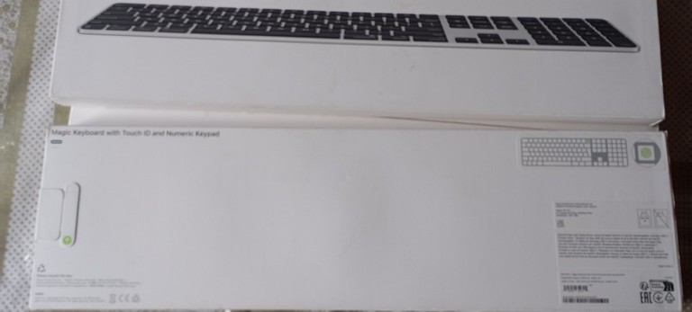 Оголошення Apple Magic Keyboard with Touch ID and Numeric Keypad for Mac with Apple silicon USB-C Black Keys (MXK83) Б/У