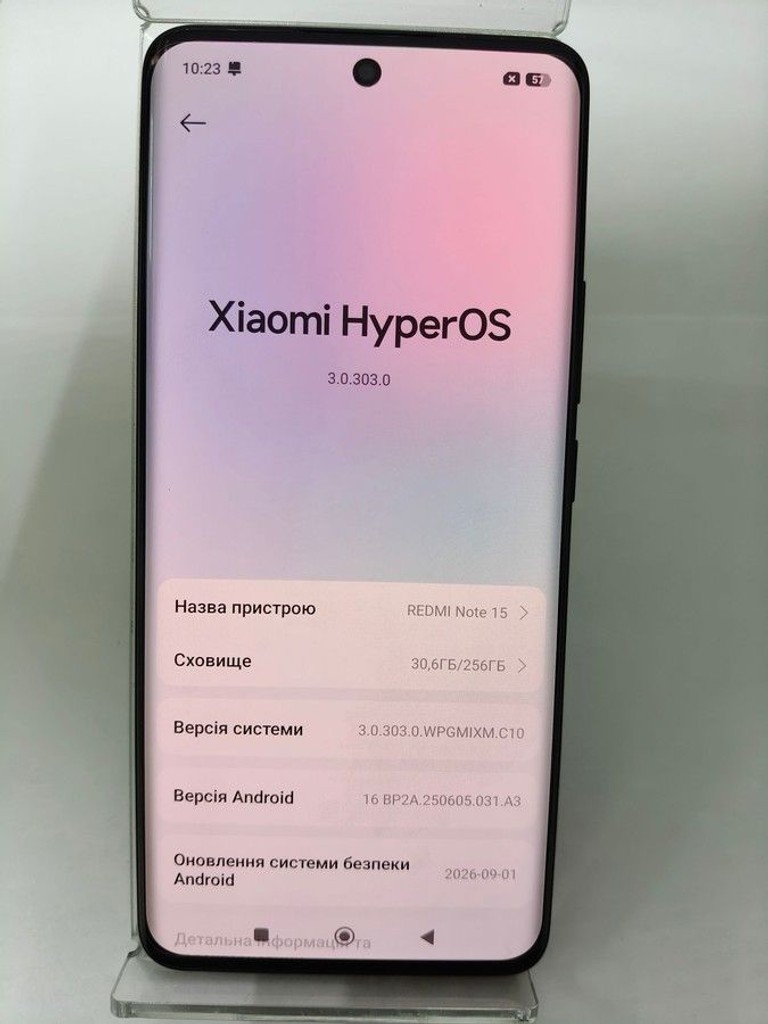 Объявление Xiaomi Redmi Note 15 4G 8/256GB Black Б/У