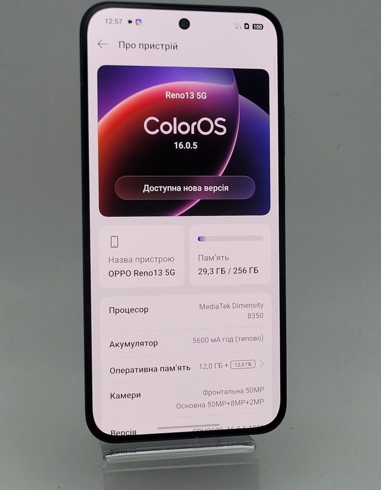 Объявление Oppo reno13 5g 12/256gb Б/У