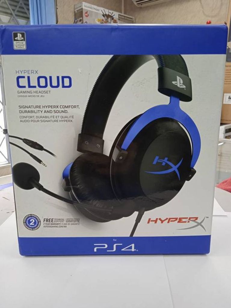 Купить Kingston hyperx cloud blue for ps4 hx-hscls-bl Б/У