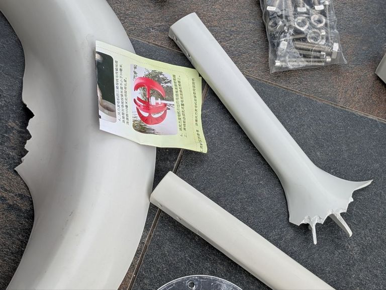 Новий. Уцінка. Вітрогенератор вертикальний «Куля» 300 вт 12v/24v. Код:null. Изображение 4