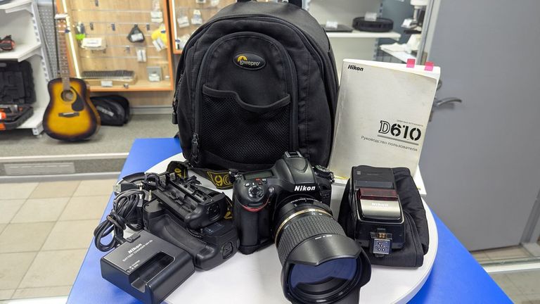 Купить Nikon d610 + tamron af sp 24-70mm f/2,8 di Б/У