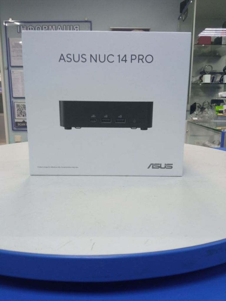 Дешиво Asus nuc 14 pro/core 3 100u/16gb ddr5/ssd 256 gb с ломбарда