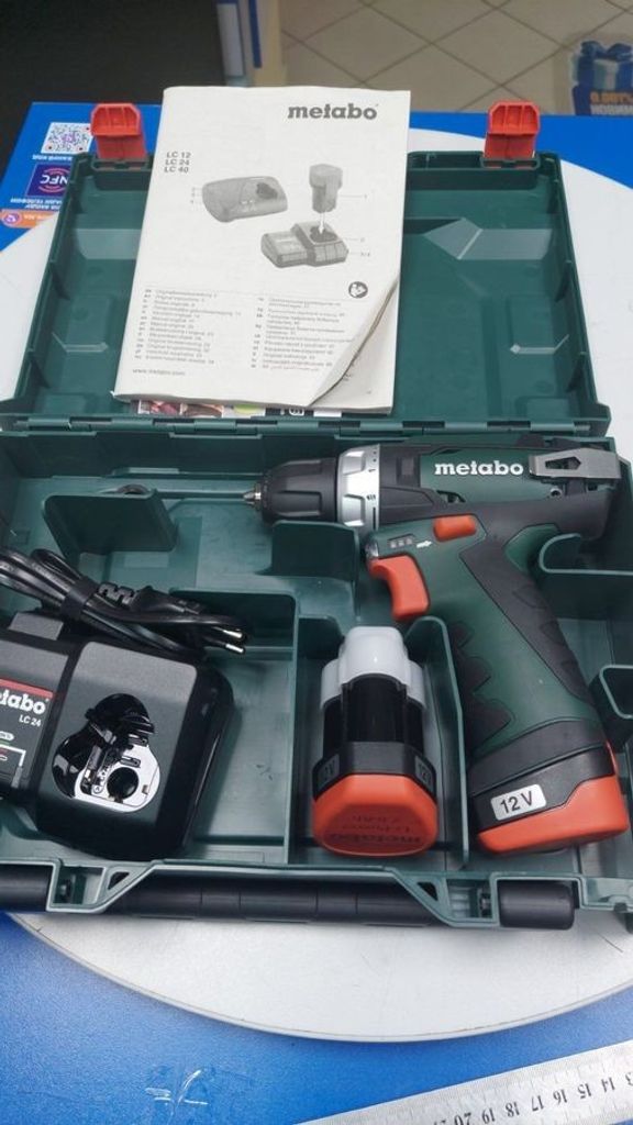 Оголошення Metabo powermaxx bs 2акб 12v + зп Б/У