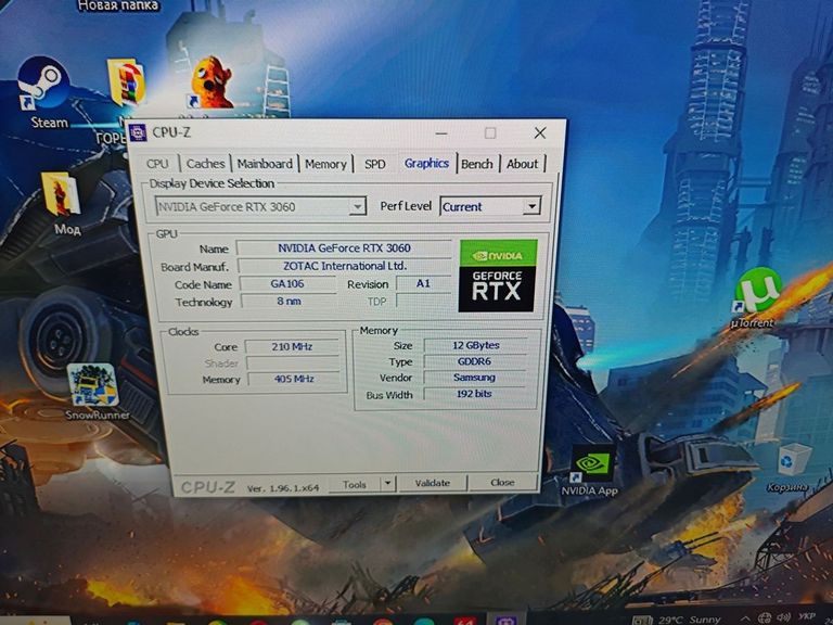 Пк intel core i5-10600kf/ram 32 gb/hdd 1000 gb/ssd 240 gb/nvidia rtx 3060 (geforce) 12gb gddr6 192bit Код:01-200762219. Изображение 19