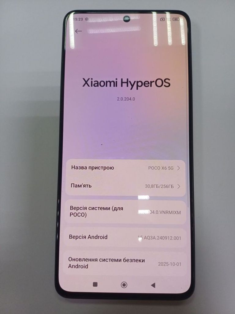 Poco X6 12/256GB White Код:01-200779741. Зображення 6