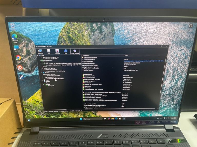 Объявление Gigabyte 15/core i7-13650hx ddr5/16gb ddr5/ssd 960 gb/geforce rtx4060 8gb Б/У