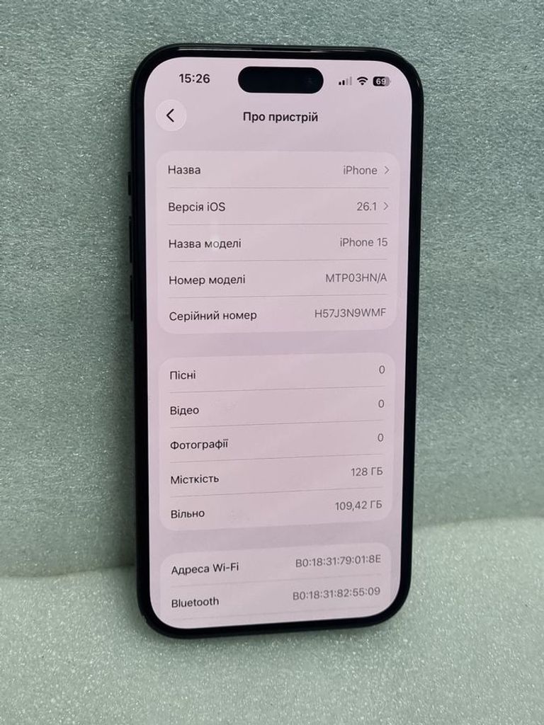 Дешево Apple iphone 15 128gb з ломбарду
