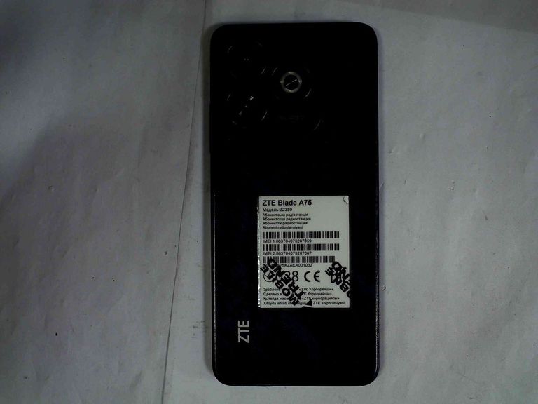 Объявление Zte Blade A75 4/128GB Black Б/У