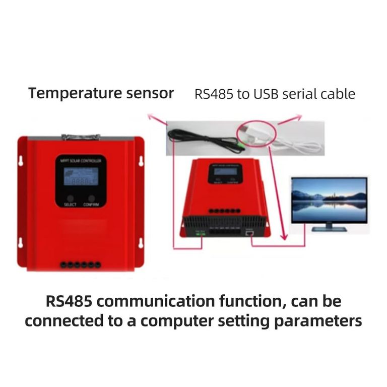 60А. MPPT, 12V/24V/36V/48V Код:null. Изображение 12