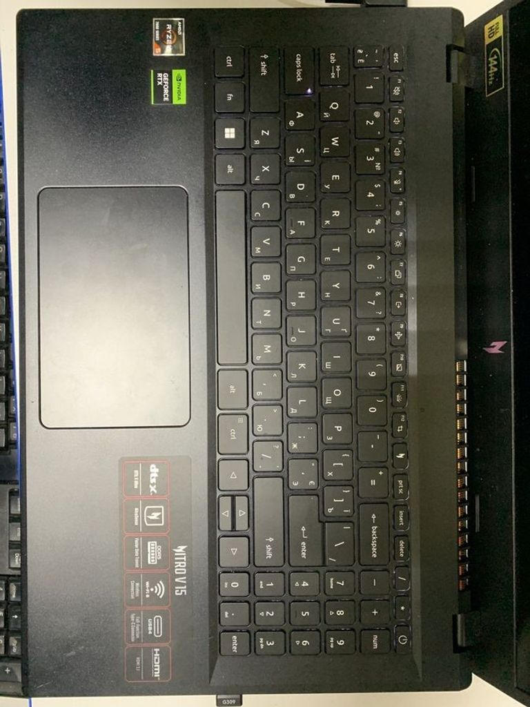 Купити Acer 15/ryzen 5 7535hs ddr5/16gb ddr5/hdd *відсутній/ssd 512 gb/geforce rtx4050 6gb Б/У