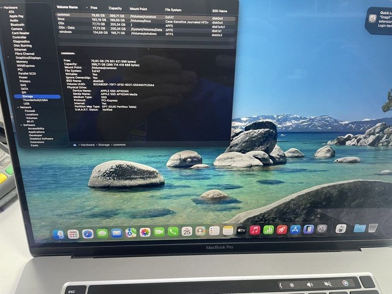 Объявление Apple macbook pro 16" 2019 a2141 core i9 2,4ghz/ram16gb/ssd1tb/amd radeon pro 5500m 4gb Б/У