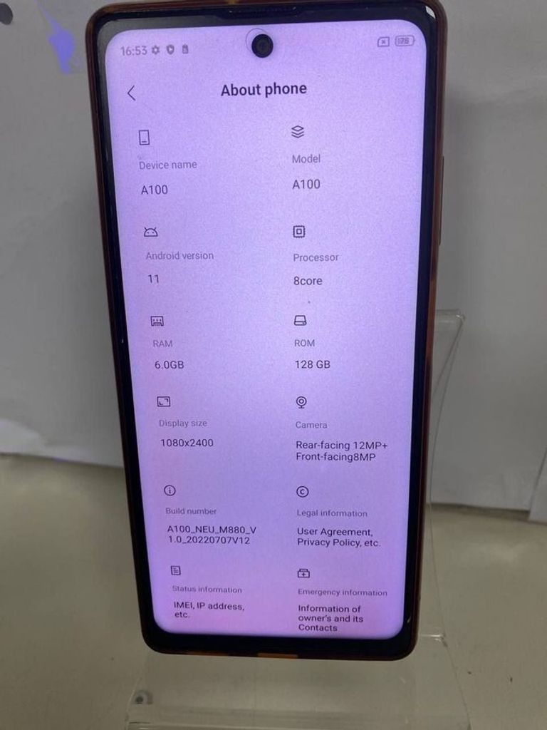 Купити Blackview A100 6/128GB Blue Б/У