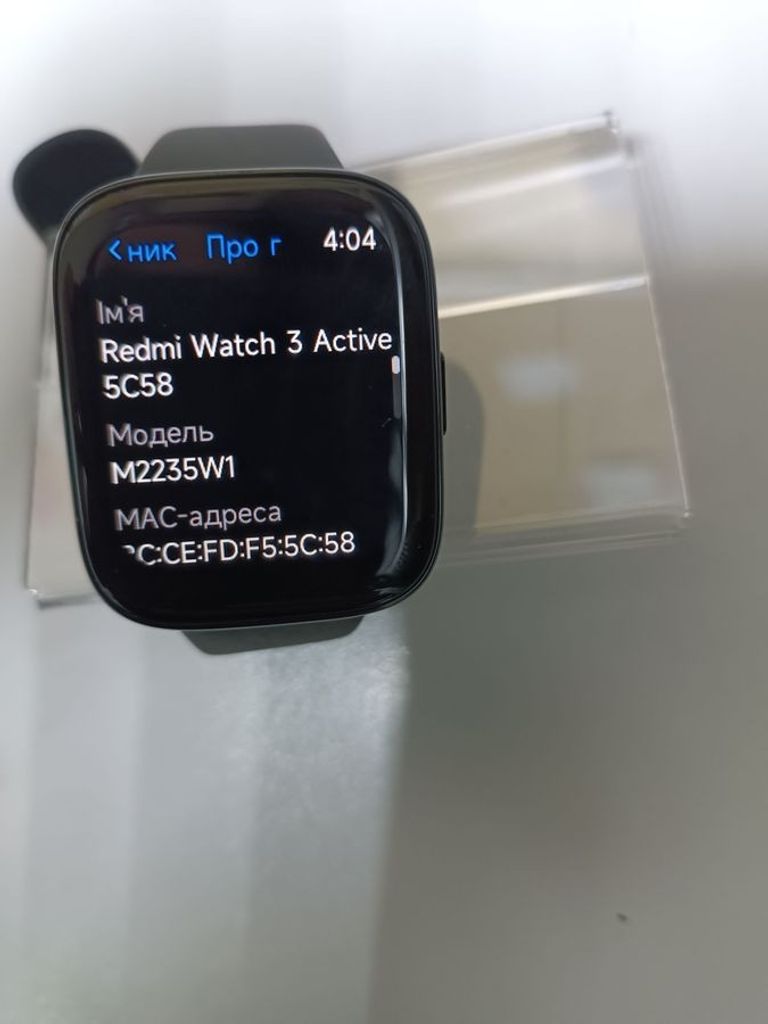 Объявление Xiaomi redmi watch 3 active black Б/У