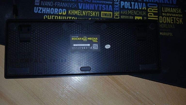 Hator Rockfall 2 Mecha TKL Orange Black (HTK-520) Код:null. Зображення 4