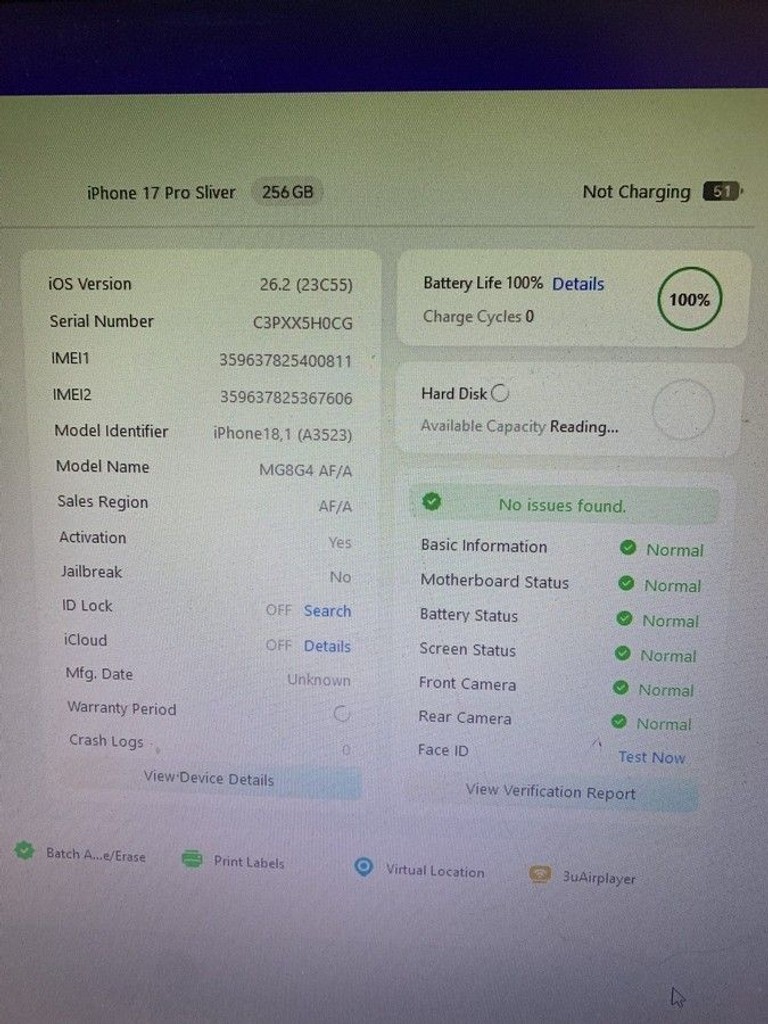 Купить Apple iPhone 17 Pro 256GB Deep Blue (MG8J4) Б/У