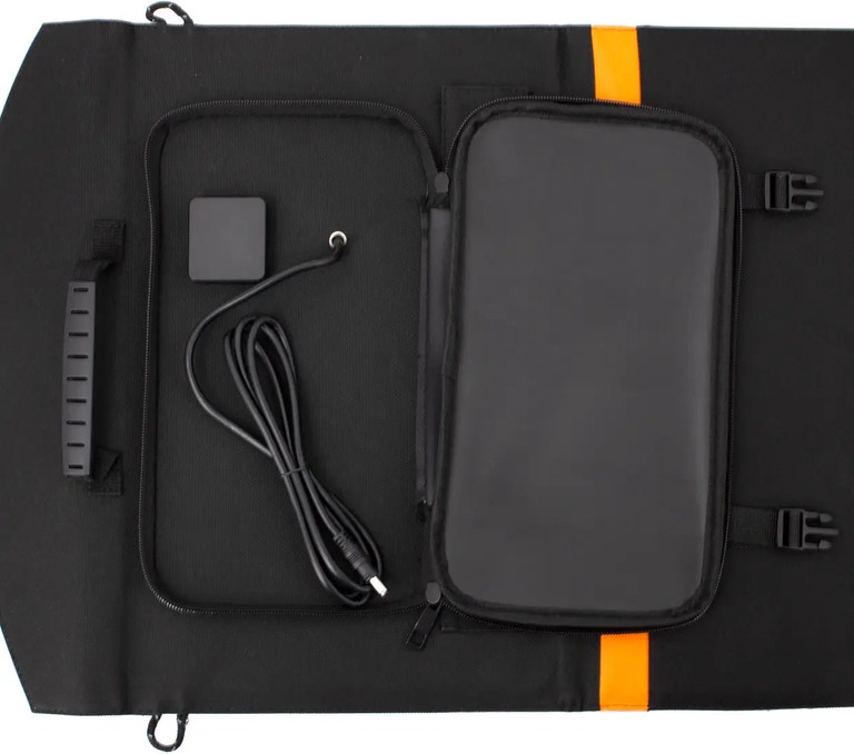 Складна Сонячна Панель 100w / Портативна сонячна панель на 3 секції USB 100W Код:null. Зображення 4