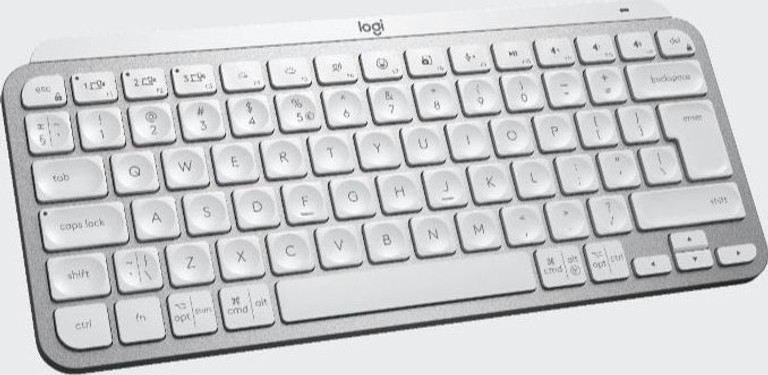 Оголошення Logitech MX Keys Mini Minimalist US Pale Grey (920-010499) Б/У