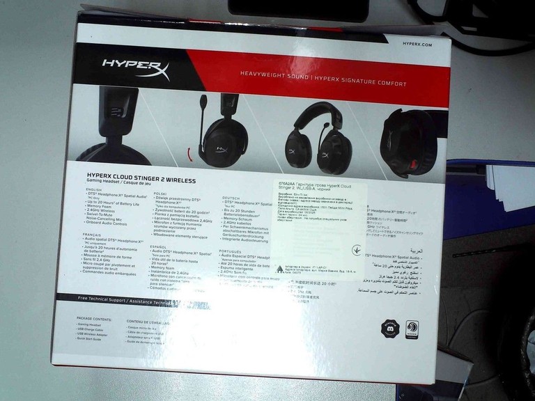 Оголошення Hyperx cloud stinger 2 wireless Б/У