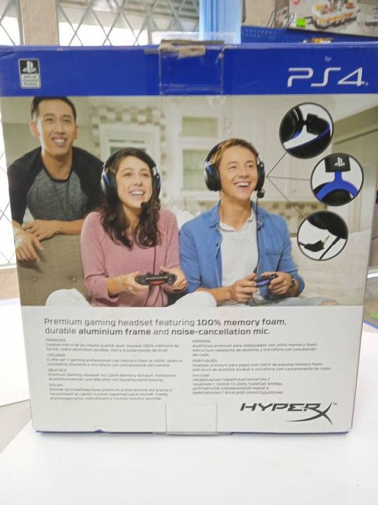 Объявление Kingston hyperx cloud blue for ps4 hx-hscls-bl Б/У