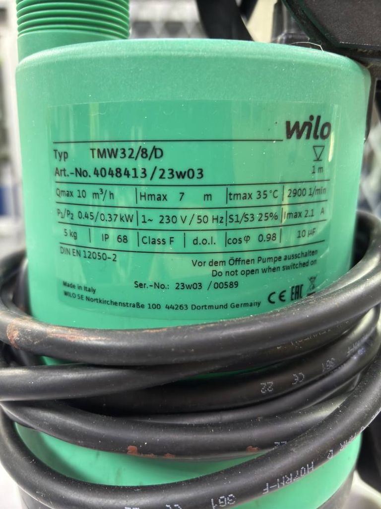 Wilo tmw 32/8 Код:01-200351034. Зображення 6