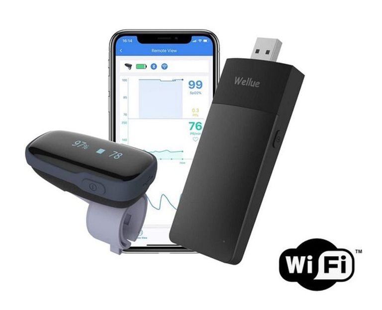 Купить Oxylink P01B - Пульсоксиметр + Wi-Fi-Remote Linker. Б/У