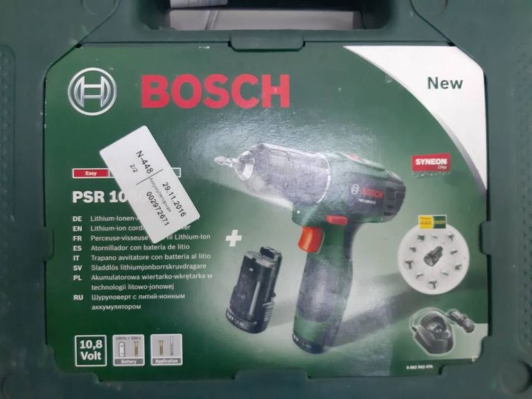 Bosch psr 1080 li-2 Код:01-18733350. Зображення 5